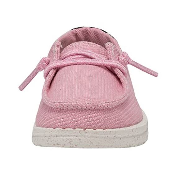 NWT Hey Dude Girl's Wendy Toddler Loe Funk Bubblegum Lace Up Loafers-Size 6 T - Picture 4 of 7